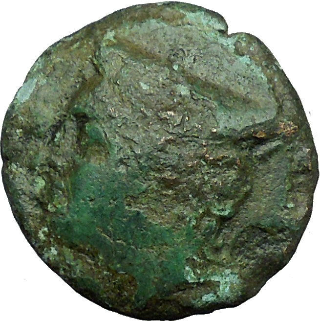 AINOS in THRACE 280BC Rare Authentic Ancient Greek Coin Hermes Caduceus i34311