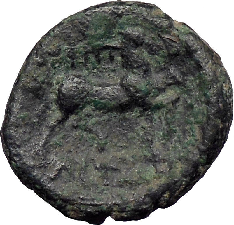 Amphipolis in Macedonia 187BC Rare Ancient Greek Coin Poseidon Horse i28535