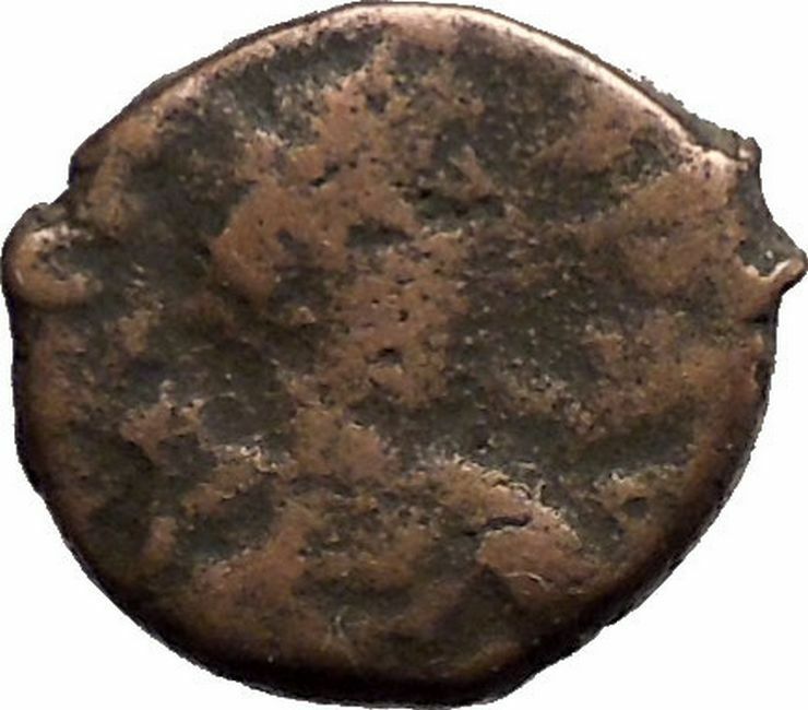 JUSTIN I 518AD Pentanummium Rare Ancient Byzantine Coin TYCHE i32925