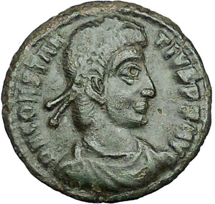 CONSTANTIUS II Constantine the Great son Ancient Roman Coin Horse man i34617