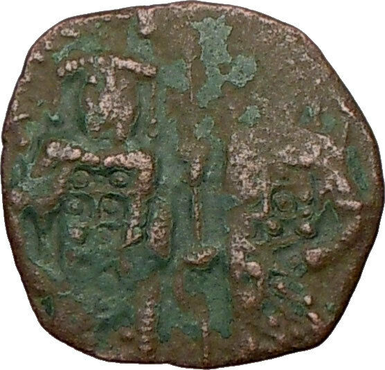 ANDRONICUS II Palaeologus & Michael IX 1294AD Ancient Byzantine Coin i20347