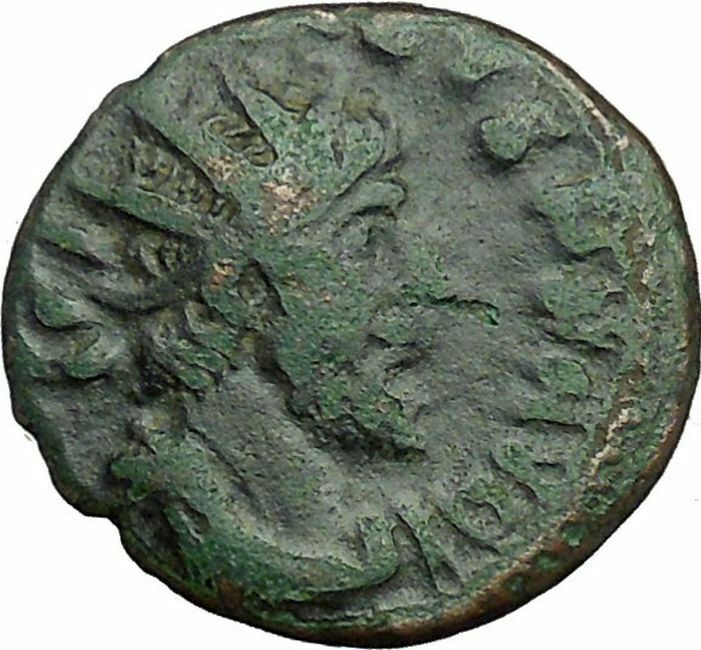 Tetricus I - Gallic Roman Emperor: 271-274AD Ancient Roman Coin Victory i34631