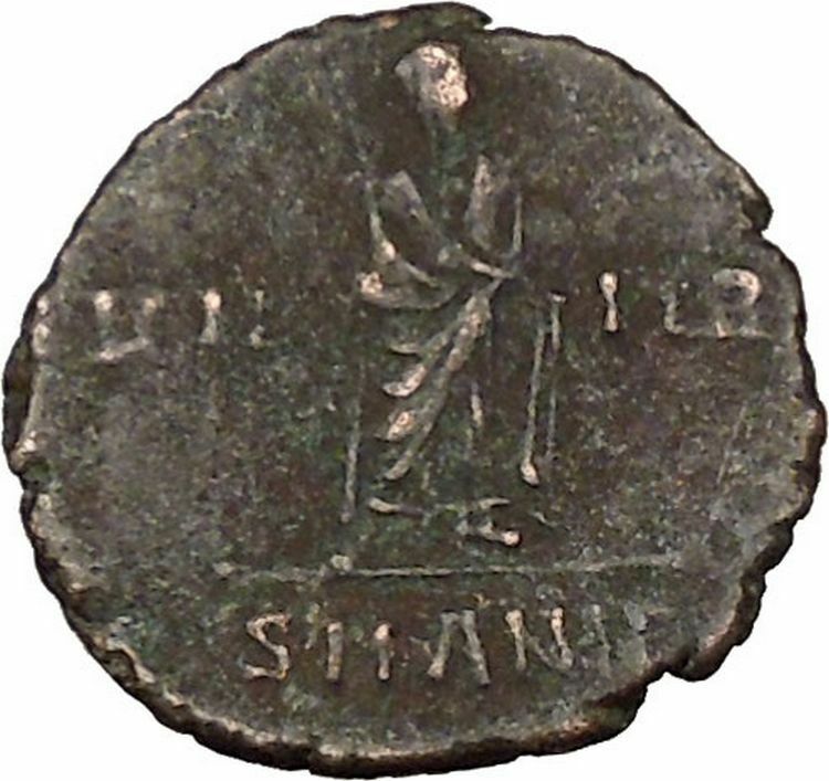 CONSTANTINE I the GREAT 347AD Ancient Roman Coin Christian Deification i35587