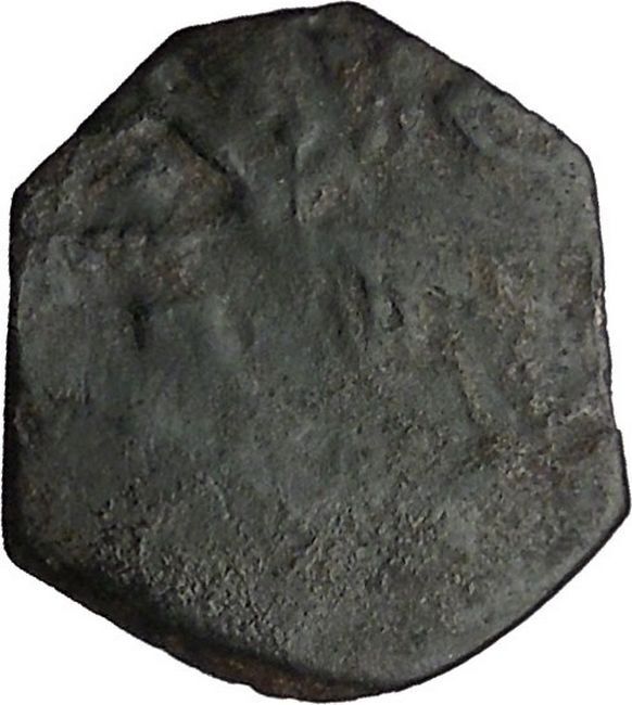 Latin Rulers of Constantinople PossUnpub Half Tetarteron Byzantine Coin i32608