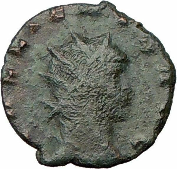 GALLIENUS son of Valerian I Ancient Roman Coin DOE STAG i22545