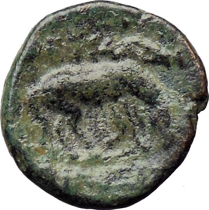 Thessalonica in Macedonia 197BC Ancient Greek Coin Athena War Horse Rare i30511