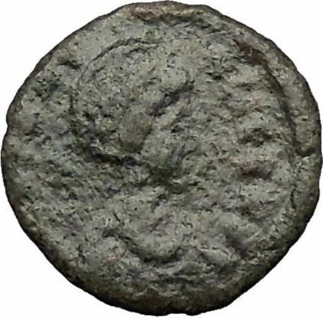 AELIA FLACILLA 379AD Ancient Rare Roman Coin VICTORY CHI-RHO Christ monog i32836