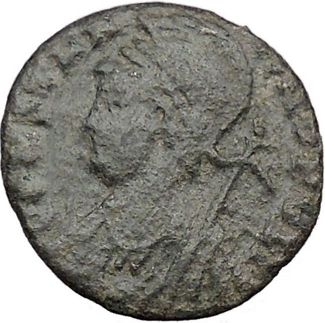 Constantine I The Great founds Constantinople Ancient Roman Coin Nike i32502