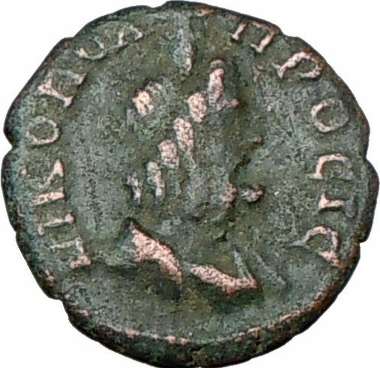 SEPTIMIUS SEVERUS 193AD Ancient Rare Roman Coin SERAPIS Antiquity God i19868