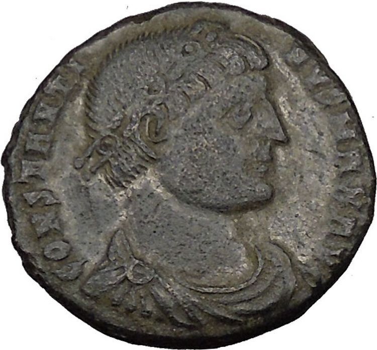 Constantine I the Great 324AD Ancient Roman Coin Military camp gate i35724