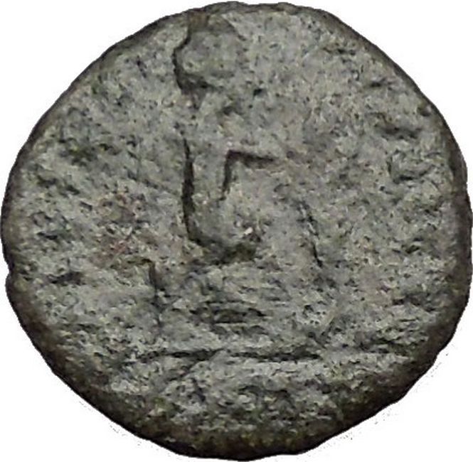 AELIA FLACILLA 379AD Ancient Rare Roman Coin VICTORY CHI-RHO Christ monog i32836