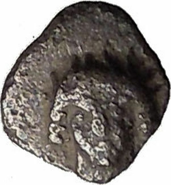 KOLOPHON in IONIA 500BC Tetartemorion Apollo Ancient Silver Greek Coin i32716