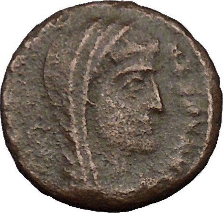 CONSTANTINE I the GREAT 347AD Ancient Roman Coin Christian Deification i35704