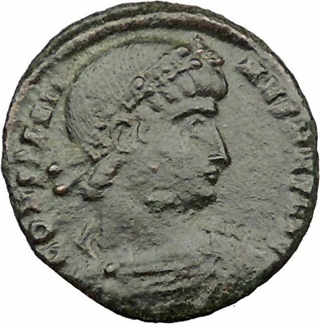 Constantine I The Great 330AD Ancient Roman Coin Legions Glory of Army i32311