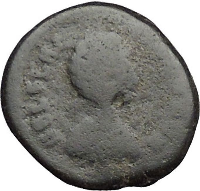 AELIA FLACILLA 379AD Ancient Rare Roman Coin VICTORY CHI-RHO Christ monog i32824