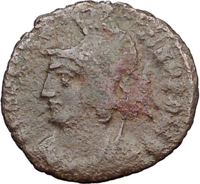 Constantine I The Great founds Constantinople Ancient Roman Coin Nike i32661