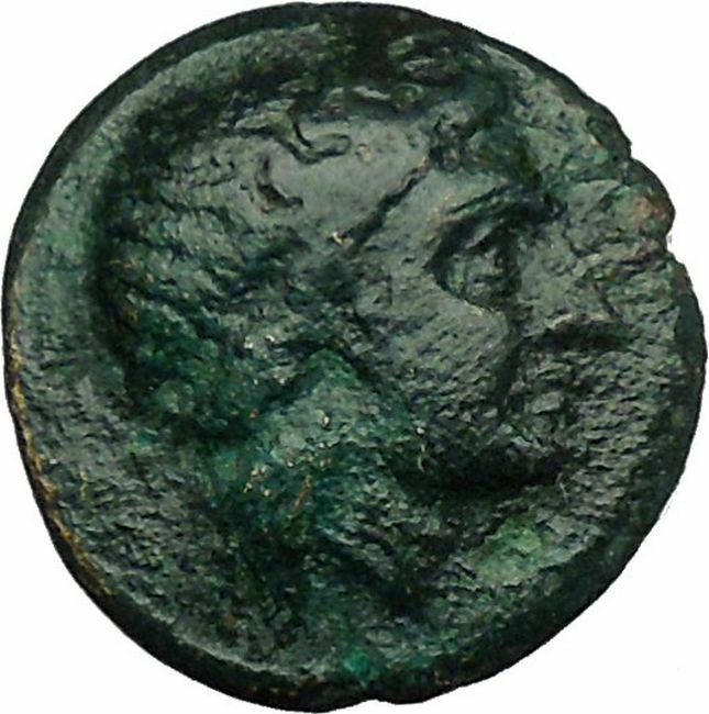 Greek City of Gargara in Troas 350BC Apollo Horse Authentic Ancient Coin i34325