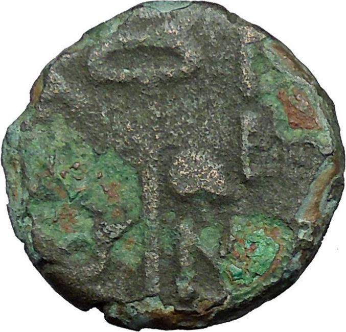 AINOS in THRACE 280BC Rare Authentic Ancient Greek Coin Hermes Caduceus i34308