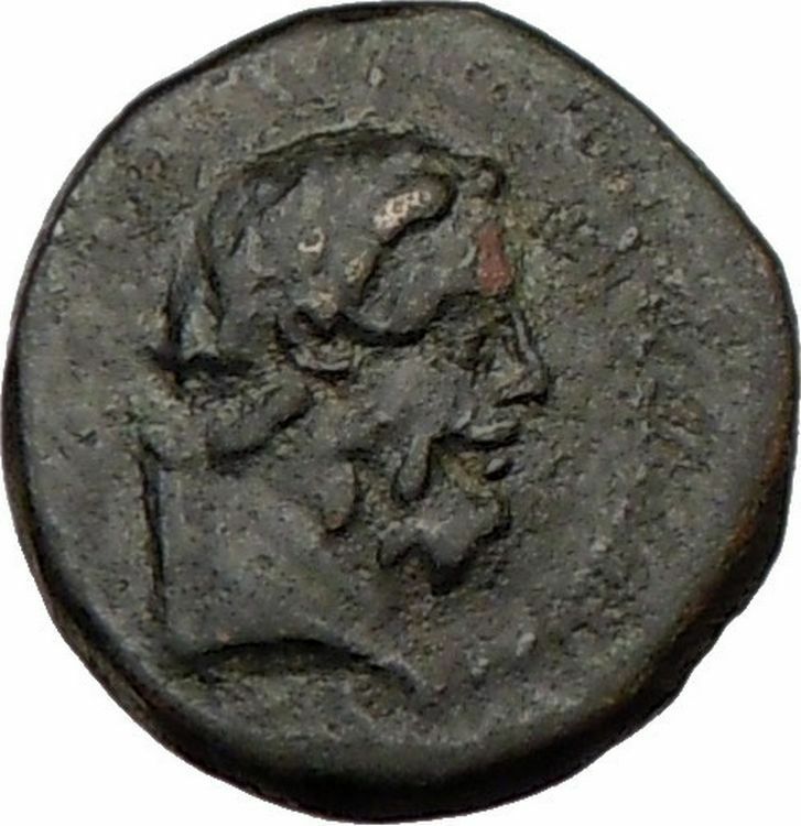 AIGAI Cilicia 2nd CenturyBC Rare Ancient Greek Coin HERCULES Club Bow i22446