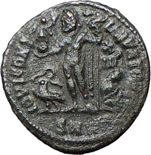 CRISPUS Constantine the Great son 317AD Ancient Roman Coin Nude JUPITER i24695