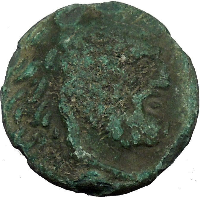 Philip V King of Macedonia 221BC Greek Coin Bearded Hercules Flute i35662