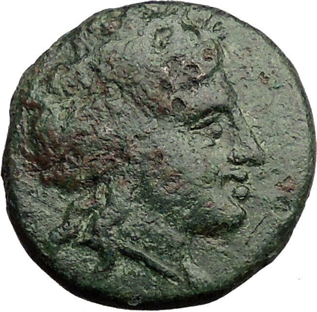 Lysimacheia in Thrace 309BC Ancient Greek Coin LION APOLLO Healer God i31858