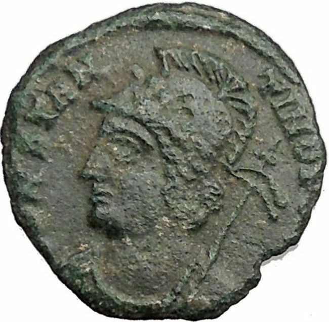 Constantine I The Great founds Constantinople Ancient Roman Coin Nike i32506