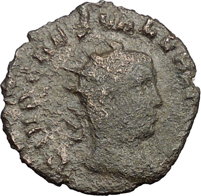 Valerian II 258AD Billon Silver Ancient Roman Coin Arising after death i32683