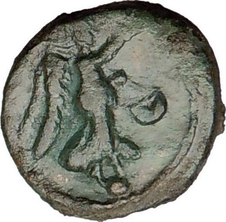 THESSALONICA Autnomous 100AD Nike on Globe Authentic Ancient Greek Coin i21946