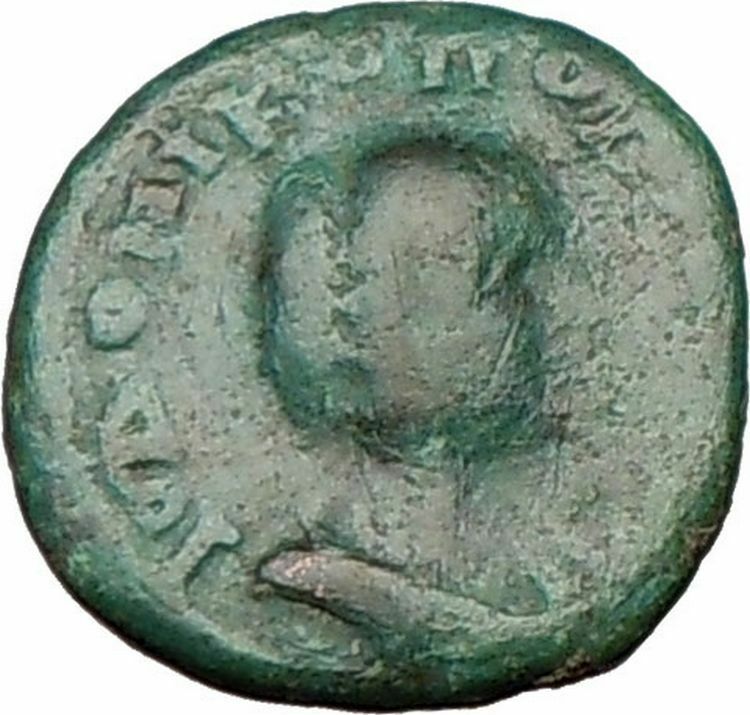 Septimius Severus & Julia Domna Nicopolis ad Istrum Ancient Roman Coin i24923