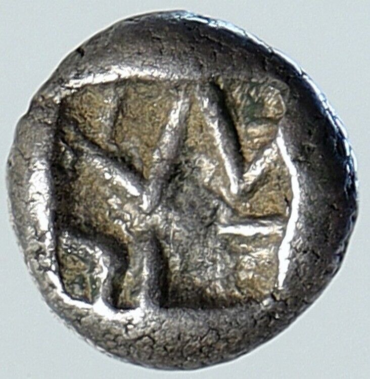 PARION in MYSIA Archaic Ancient c.500BC OLD Silver Greek Coin GORGONEION i112171