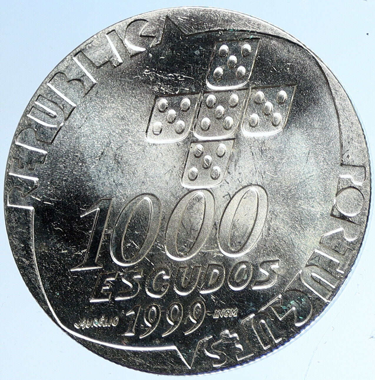 1999 PORTUGAL Revolution of April 25th OLD Proof Silver 1000 Escudo Coin i113209