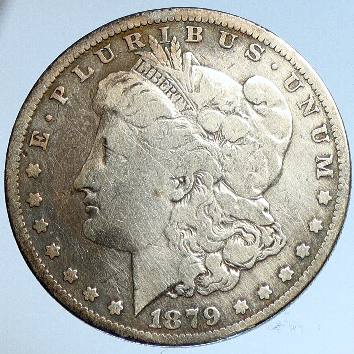 1879 P UNITED STATES of America Eagle Old Silver Morgan US Dollar Coin i113241