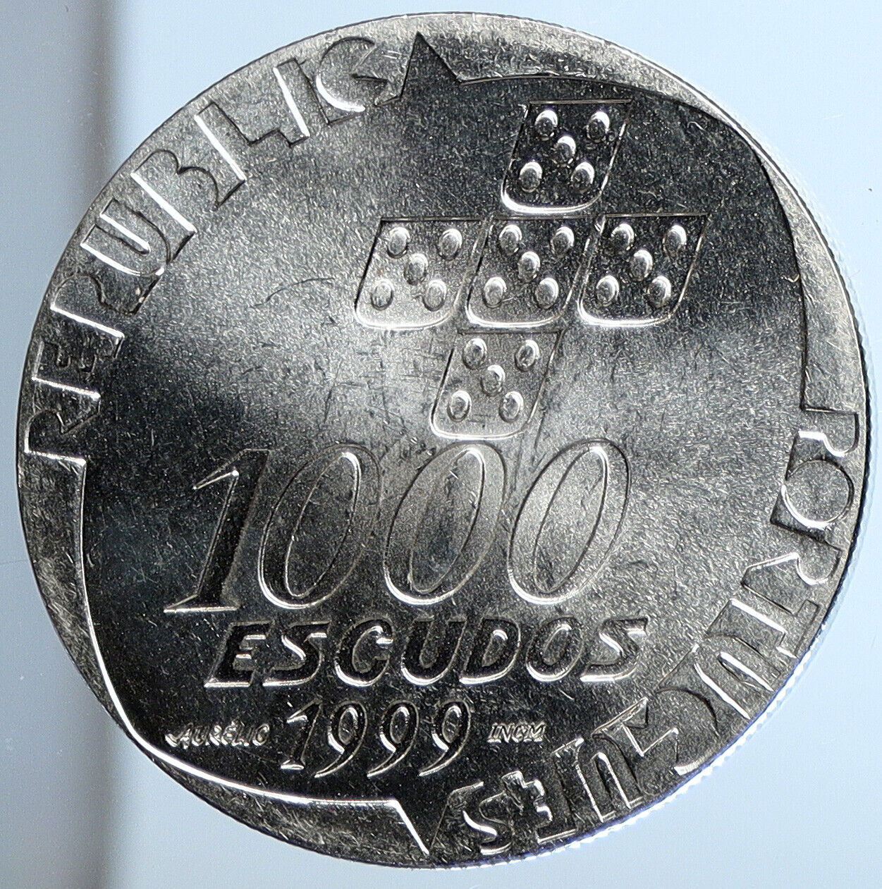 1999 PORTUGAL Revolution of April 25th OLD Proof Silver 1000 Escudo Coin i111399