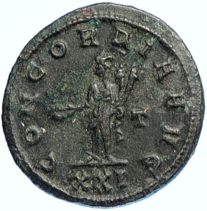 PROBUS Authentic Ancient 279AD Siscia Genuine OLD Roman Coin w CONCORDIA i112855