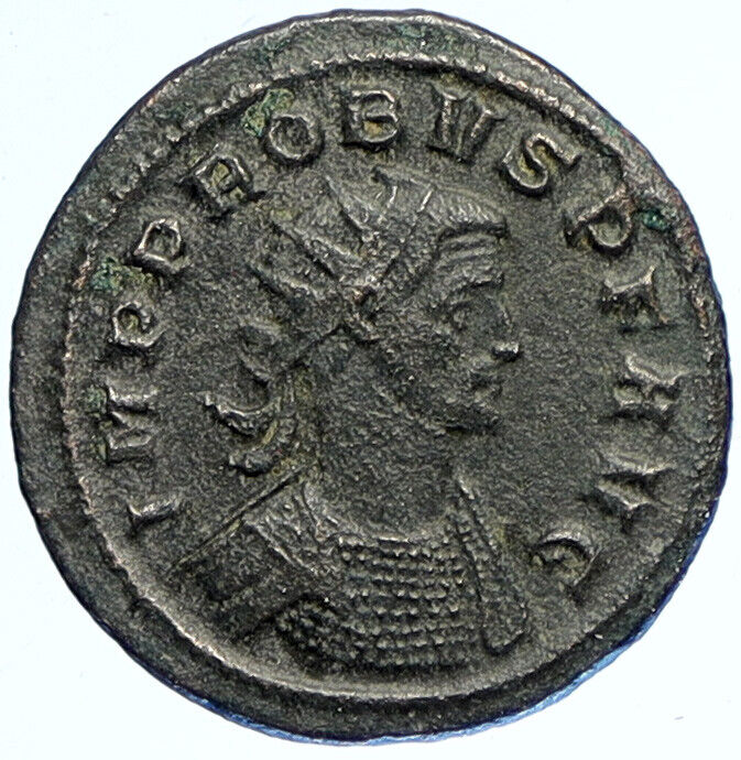 PROBUS Authentic Ancient 279AD Siscia Genuine OLD Roman Coin w CONCORDIA i112855