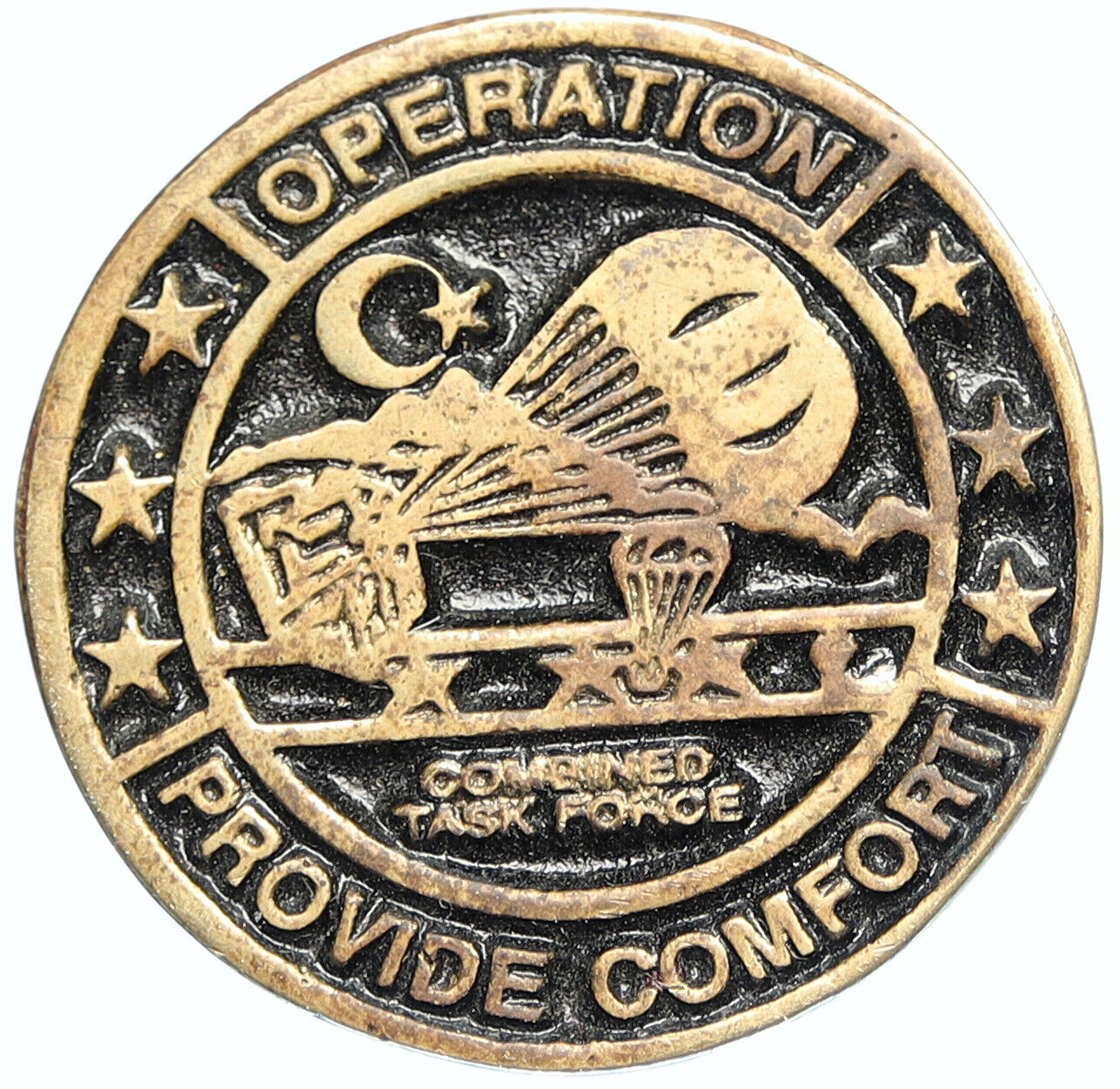 US Gulf War OPERATION PROVIDE COMFORT 39th SP Show Piece Challenge Medal i112856