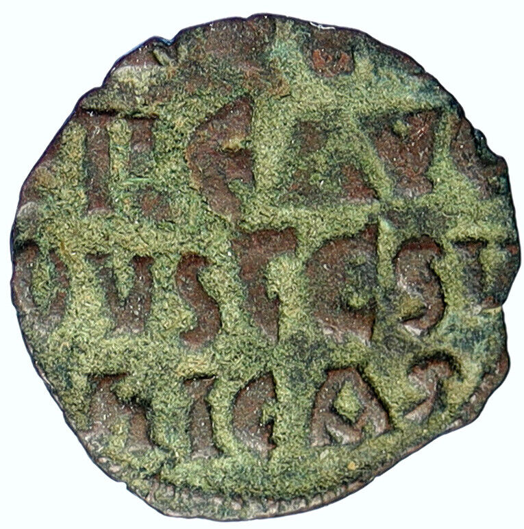 THEOPHILUS 835AD Victory v ARABS Follis Authentic Ancient Byzantine Coin i112853