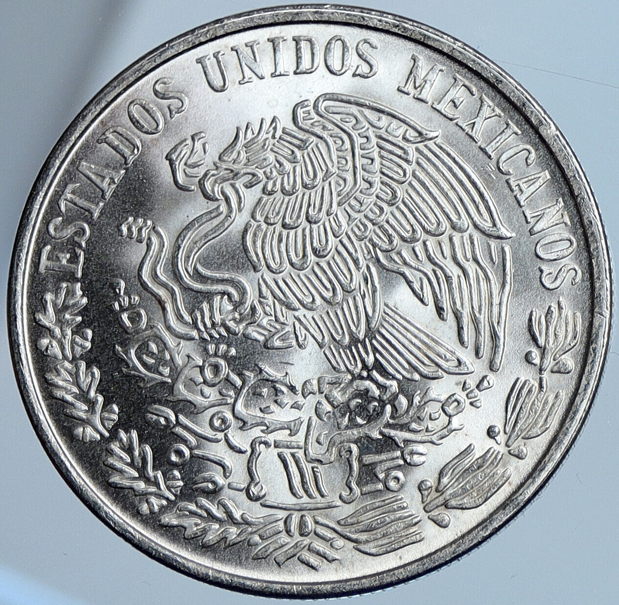 1977 Mexican Independence HERO Jose Maria Morelos Silver 100 Peso Coin i114556