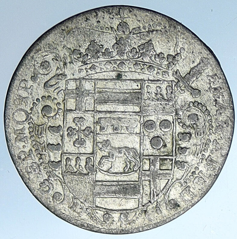 1717 GERMAN STATES Bishopric PADERBORN Franz Arnold Silver 1/12 Thl Coin i114539