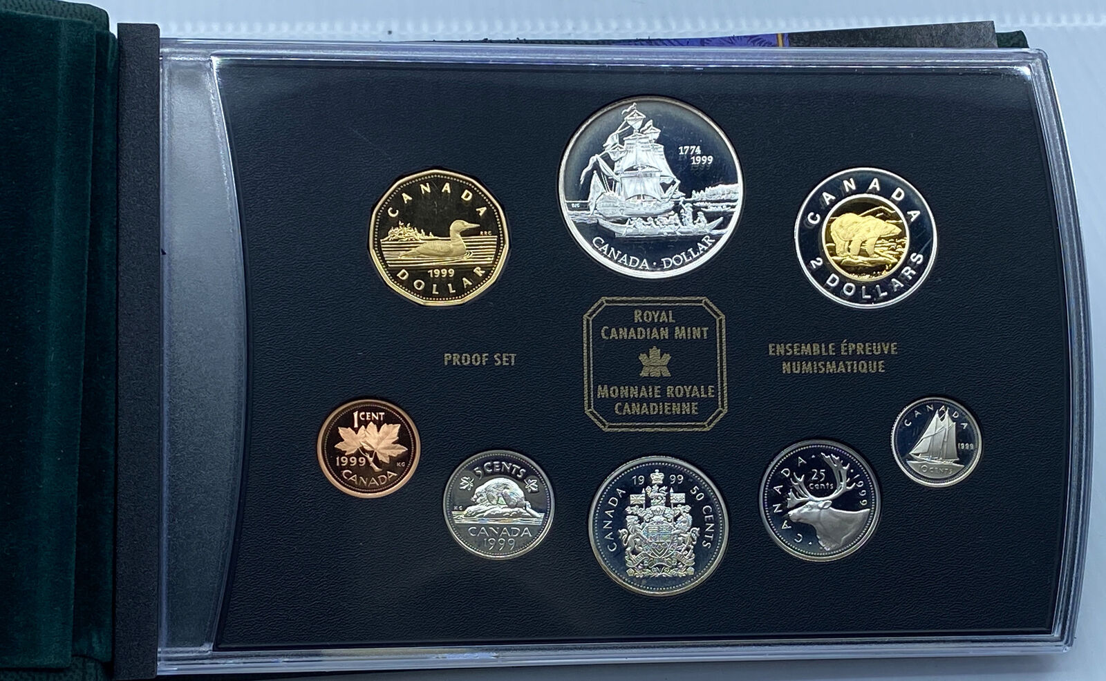 1999 CANADA Elizabeth II JUAN PEREZ Proof Set of 8 - 6 are Silver Coin i114511