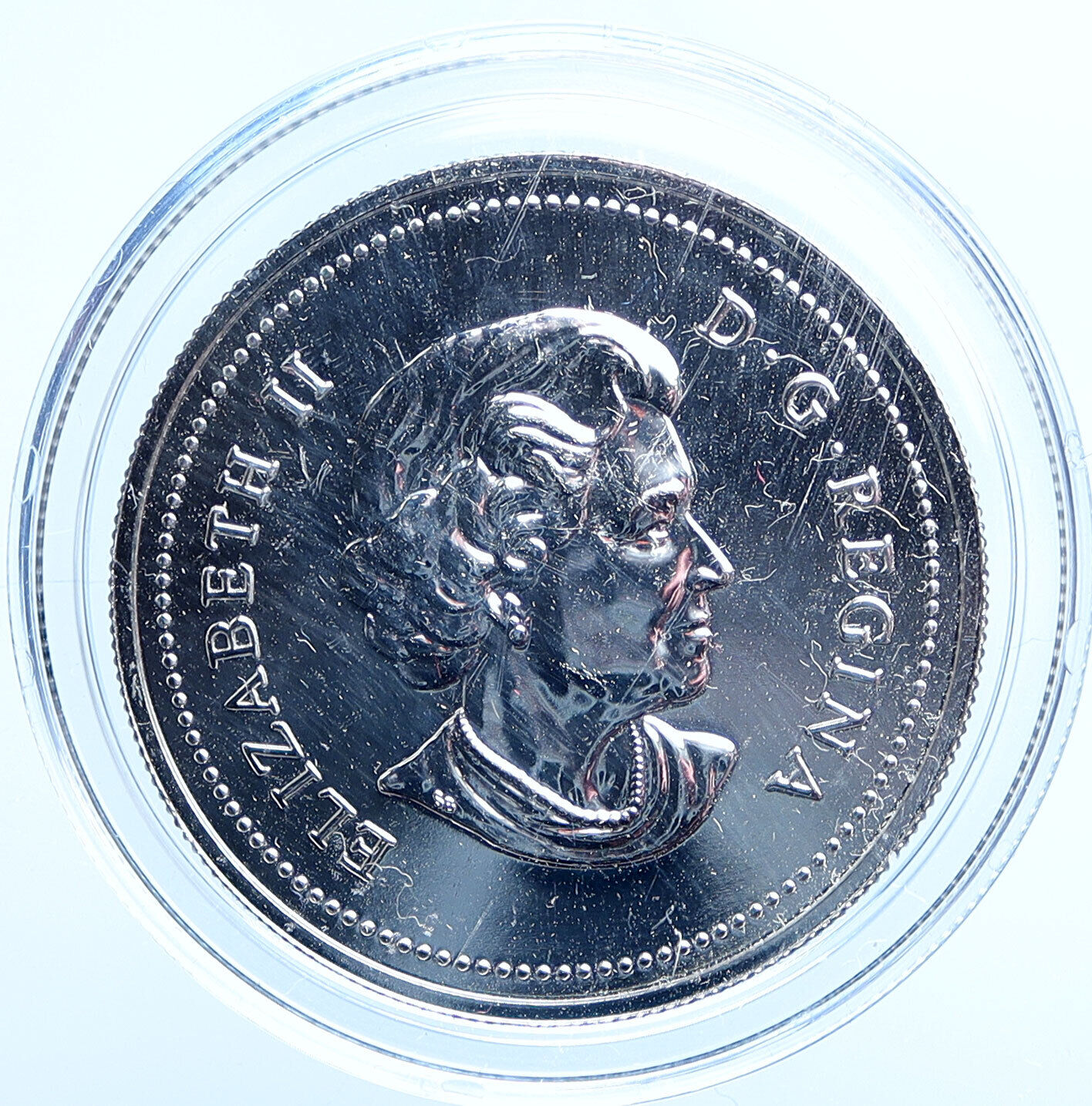 2006 CANADA Queen Elizabeth II OLD Victoria Cross BU PFL Silver $1 Coin i114981