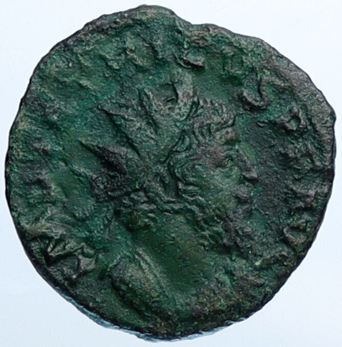 Tetricus I Gallic Roman Emperor 273AD Ancient OLD Roman Coin HILARITAS i115287