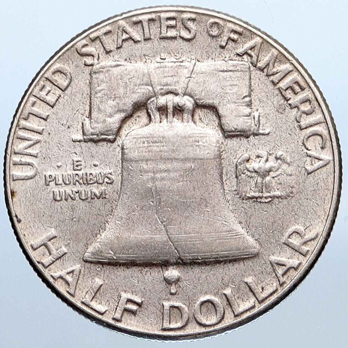 1958 P US Benjamin Franklin VINTAGE Silver Half Dollar Coin LIBERTY BELL i115227