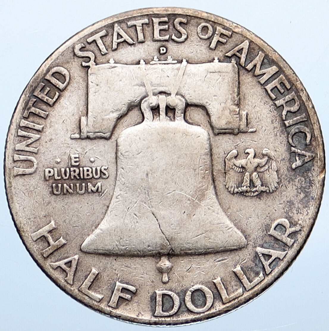 1949 P US Benjamin Franklin VINTAGE Silver Half Dollar Coin LIBERTY BELL i115212