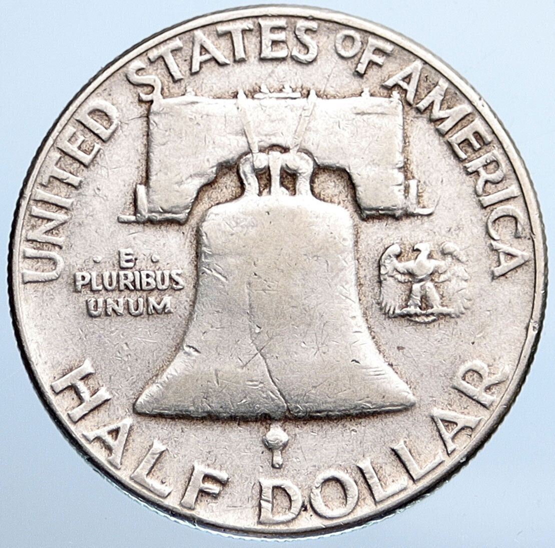 1954 P US Benjamin Franklin LIBERTY BELL Proof Silver Half Dollar Coin i115265