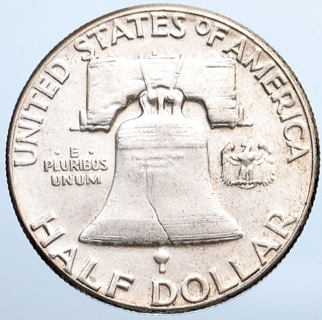 1958 P US Benjamin Franklin VINTAGE Silver Half Dollar Coin LIBERTY BELL i115275