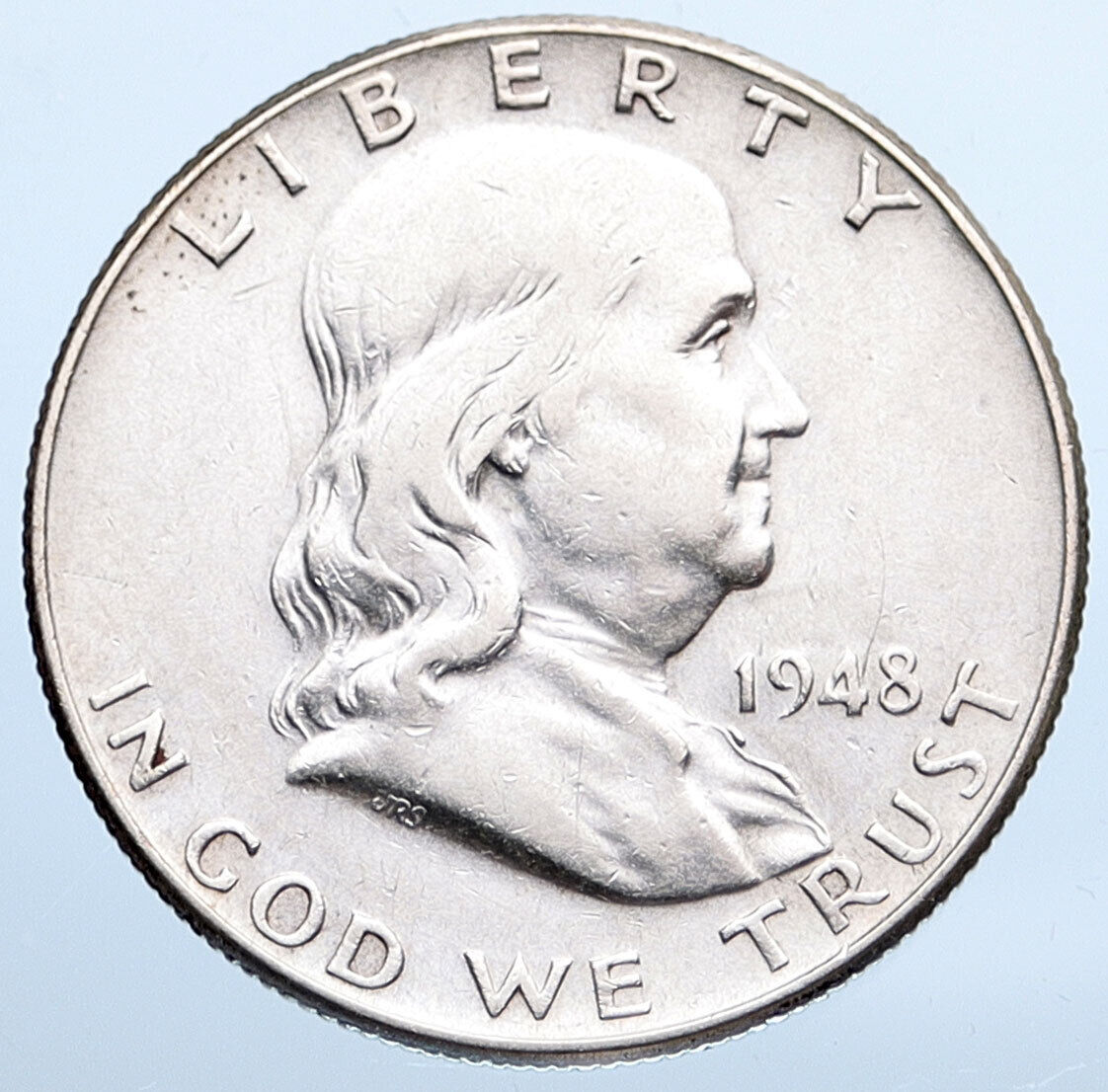 1948 P US Benjamin Franklin VINTAGE Silver Half Dollar Coin LIBERTY BELL i115255