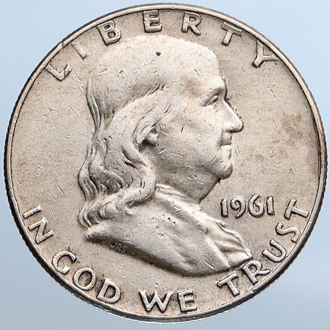 1961 P US Benjamin Franklin LIBERTY BELL Proof Silver Half Dollar Coin i115280