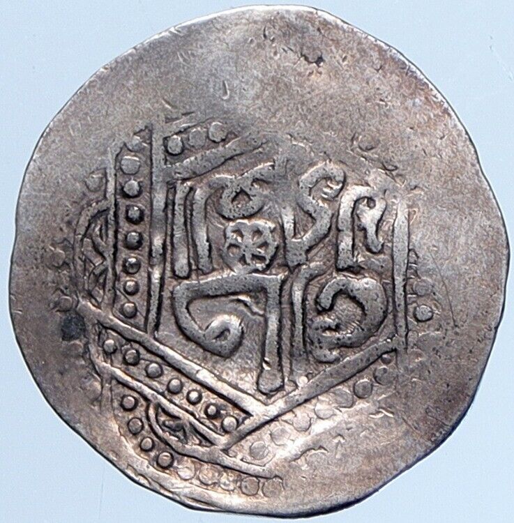 716-736 AD ISLAMIC Ilkhans Dynasty Abu Sa'id OLD Arabic Silver Coin i113846